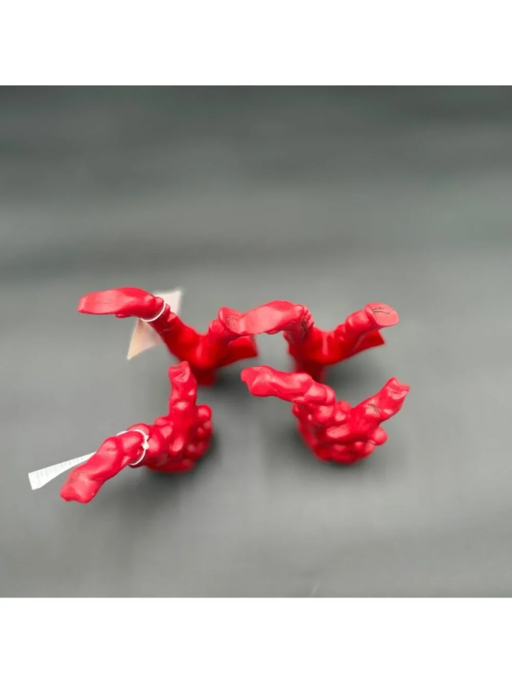 Set of Four - Pottery Barn Resin Coral branch decor piece